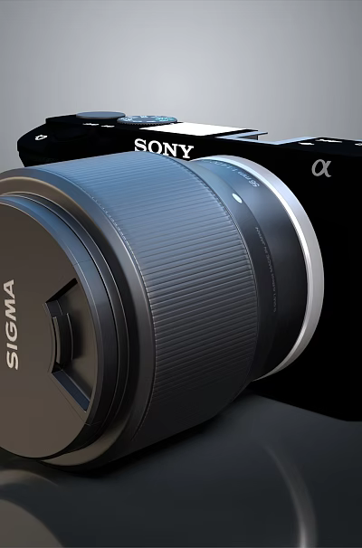 Sony Modern Laptop With Sleek Black Design And High Performance Features 3d model