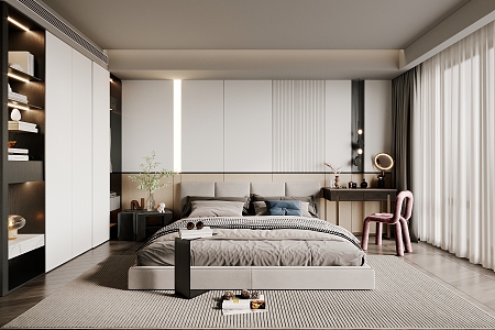 Modern Bedroom 3d model