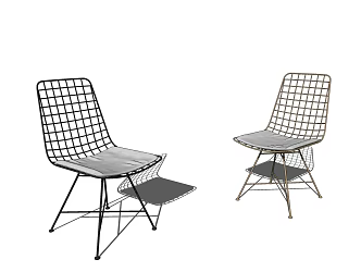 Modern Single Chair Casual Single Chair 3d model