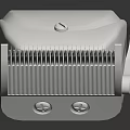 Modern Electric Hair Clipper With Stainless Steel Body And Precision Blades