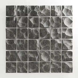 Modern Wall Stone Rock Decorative Background Wall 3d model