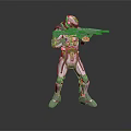 Modern Robot Mech Warrior Mech Soldier Machine Battlearm Mechanical Battlearm 3d model
