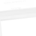 White Decorative Architectural Molding With Detailed Curved Structure And Smooth Surface