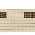Row of Commercial Brown Secure Wall Mounted Mailbox Units For Residential Building