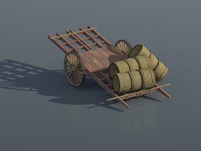 Modern trolley 3d model