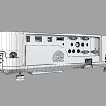 Projection Monitoring Projector With Blue Light Projection And Clear Image