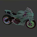 Sleek Modern Silver Sports Motorcycle With Streamlined Body And Black Leather Seat
