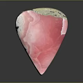 Wood Stone Decorative Element With Pink White Natural Texture And Unique Shape Design