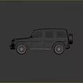 Black SUV With Mercedes Style Front Roof Rack White Wheels Red Trim And Brown Interior