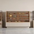 Dessert Store Display Cabinet Bakery Display Cabinet Shelf Dessert Store Shelf Bakery Display Cabinet Dessert Store Display Cabinet Glass Display Cabinet 3d model