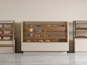 Dessert Store Display Cabinet Bakery Display Cabinet Shelf Dessert Store Shelf Bakery Display Cabinet Dessert Store Display Cabinet Glass Display Cabinet 3d model