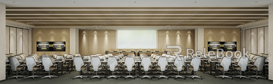 Modern Conference Hall Office Meeting Room model