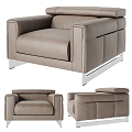 Sofa Single Sofa Seat Casual Sofa Single Chair Office Sofa 3d model