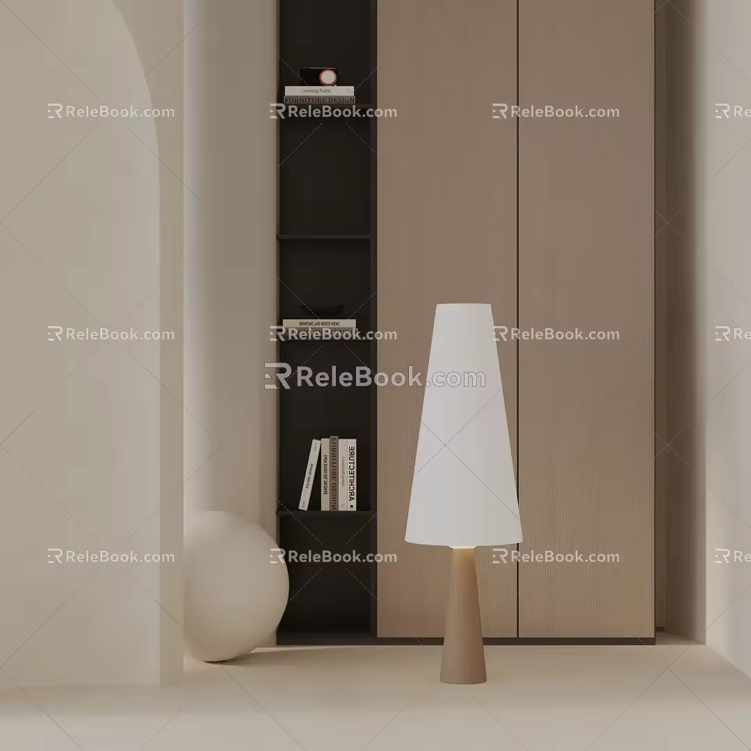 Modern floor lamp 3d model