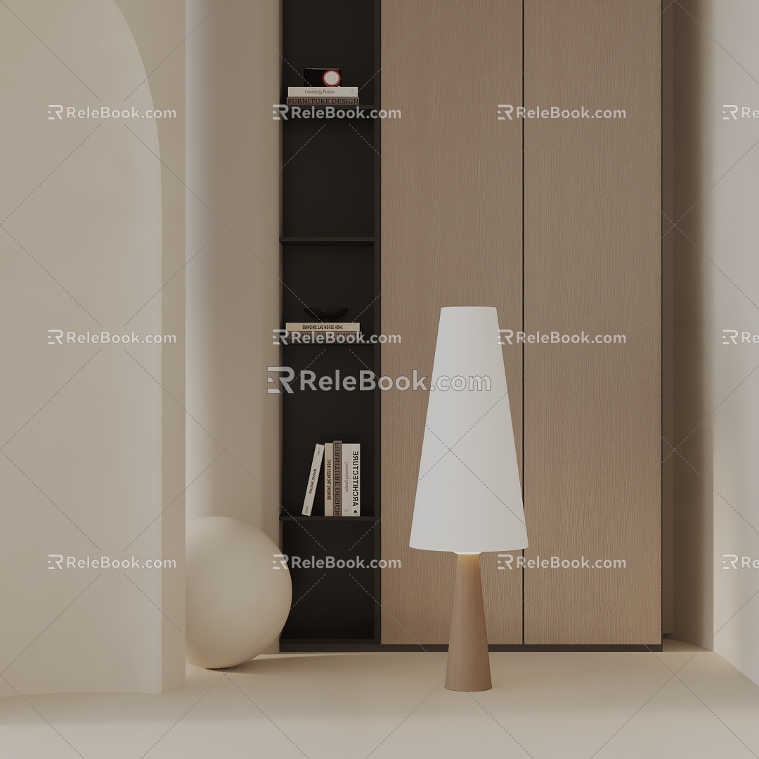 Modern floor lamp 3d model