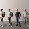 The Modern Boy 3d model