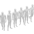 Model Human Figure Fashion Display Mall Clothing Window Display Male Pose Action Male Pose Pot Posture 3d model