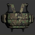 Camouflage Pattern Backpack With Multiple Pockets And Stylish Design For Daily Use