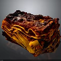 Delicious Lasagna With Layers Of Tomato Sauce And Cheese Caramelized Surface Red Yellow Layers