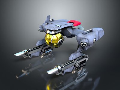 Mech Warrior Mech Soldier Machine Battlearm Mechanical Battlearm Machine Fighter Robot 3d model