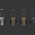 Various Colored Military Towed Artillery Weapons With Wheels And Metal Barrels