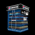 Pepsi Display Booth at Walmart Featuring Crispy Fragrant Can and 2023 Promotion