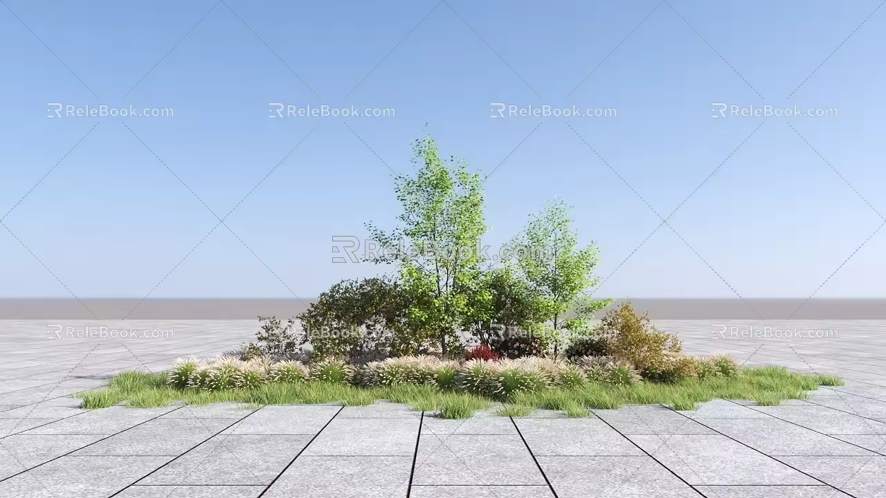 plant combination 3d model