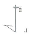 New Chinese Street Lamp 3d model