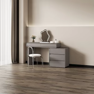 Quiet Dressing Table Simple Dressing Table Dressing Table E-commerce Products Makeup Table Bucket Cabinet 3d model