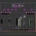 Modern Clothing Store Interior With Mannequins Clothing Racks Display Shelves And Spotlights