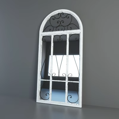 European-style windows 3d model