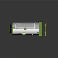 Safire Industrial Equipment Green And Silver Cylindrical Tank With Pipes And Valves