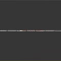 modern train light rail subway high-speed rail 3d model