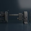 Precision Engineered Industrial Equipment With Gears Shafts And Metal Components