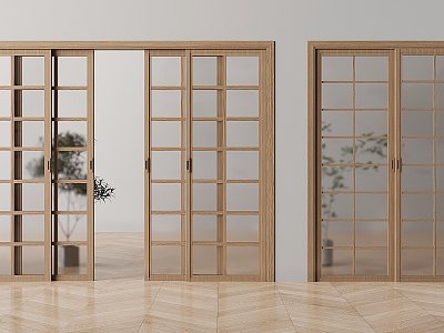 Sliding door Sliding door Sliding door Lattice sliding door Partition door Glass sliding door model