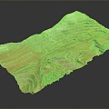 Geography, topography, mountain shape, ridge, ridge, valley, mountain range, canyon, geomorphology, mountain peak, mountain body 3d model