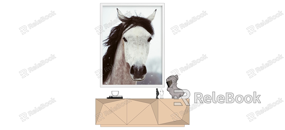 Modern Animal Painting Decorative Painting model