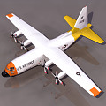 Modern Aircraft World War II Transport 3d model