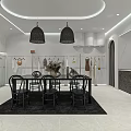 Elegant Modern Clothing Store Interior With Green Stone Pattern Design And Display Area