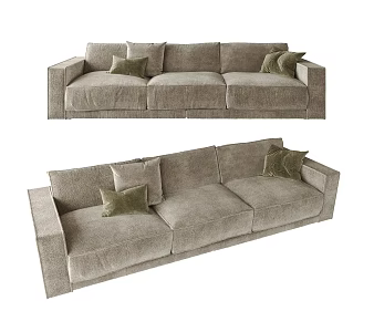 Modern Multiplayer Sofa Minotti Multiplayer Sofa Multiplayer Sofa Living Room Sofa 3d model