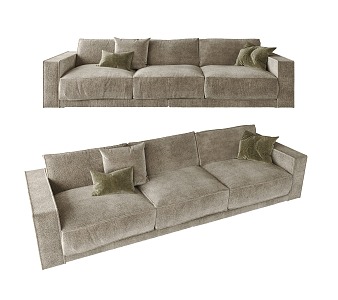 Modern Multiplayer Sofa Minotti Multiplayer Sofa Multiplayer Sofa Living Room Sofa 3d model