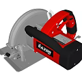 Red Black Razor Circular Saw Heavy Duty Power Tool With Metal Base