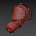 Firefighting Equipment Full Face Gas Mask with Filter Canister and Adjustable Straps for Fire Protection