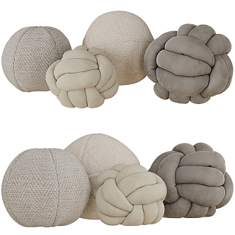 Modern Pillow Spherical Pillow 3d model