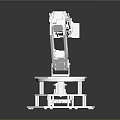 Modern Robot Arm Mechanical Arm Robot Arm Robot Head 3d model