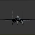 Detailed Camouflaged Military Fighter Aircraft With Yellow Wing Badges In 3D Rendering
