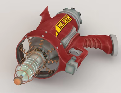 Machine Gun Future Technology Weapon Plasma Weapon 3d model