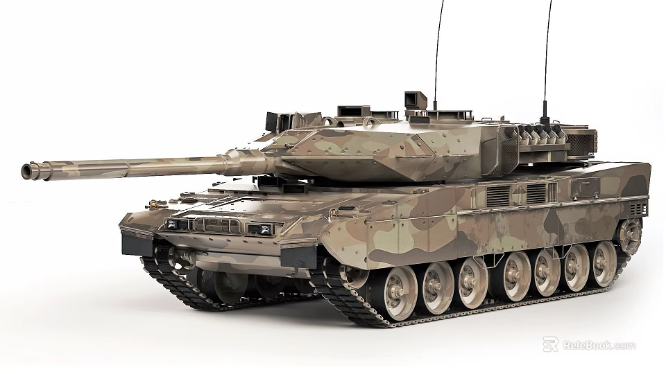 Sleek Camouflaged Leopard Moving Through Dense Forest With Alert Eyes And Powerful Build 3d model 