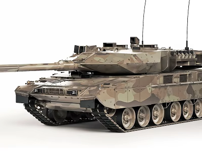 Sleek Camouflaged Leopard Moving Through Dense Forest With Alert Eyes And Powerful Build 3d model