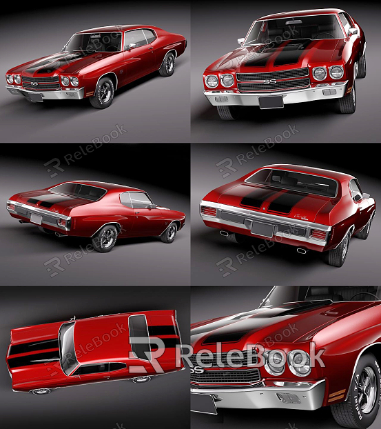 modern car chevrolet muscle car model